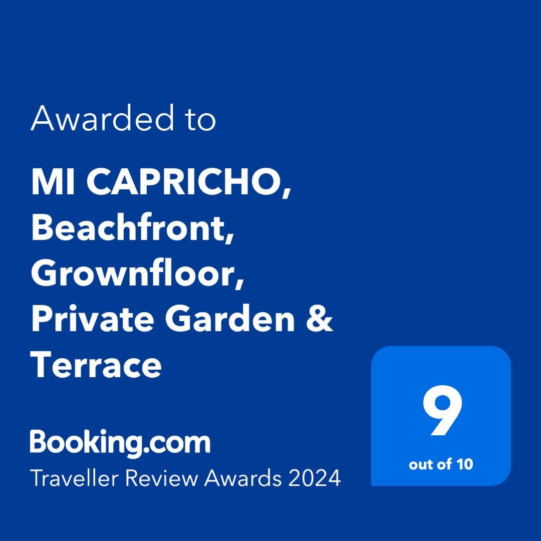 Mi Capricho, Beachfront, Grownfloor, Private Garden & Terrace Sitio de Calahonda Exterior photo